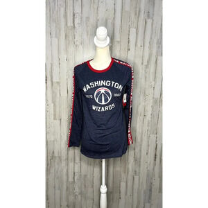 NWT Washington Wizards Men's Long Sleeve Raglan T-Shirt‎ Size Small Multicolor